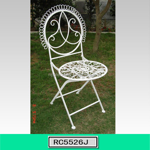 Hot Seller Patio Chair Chaise en <span class=keywords><strong>fer</strong></span> <span class=keywords><strong>forgé</strong></span> antique pour <span class=keywords><strong>jardin</strong></span>, parc, meubles <span class=keywords><strong>de</strong></span> patio - Product Image 2