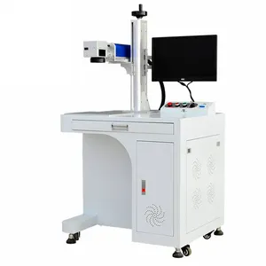 Fast Speed 30W Fiber Laser Marking Machine Price and Metal Copper Aluminum Steel and Plastic Laser Marker Cheap