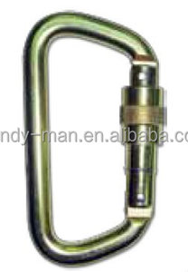 Mosquetón de Rescate Tipo D de Triple Bloqueo de Acero 2308TL-3 CE EN362 35kN - Product Image 5