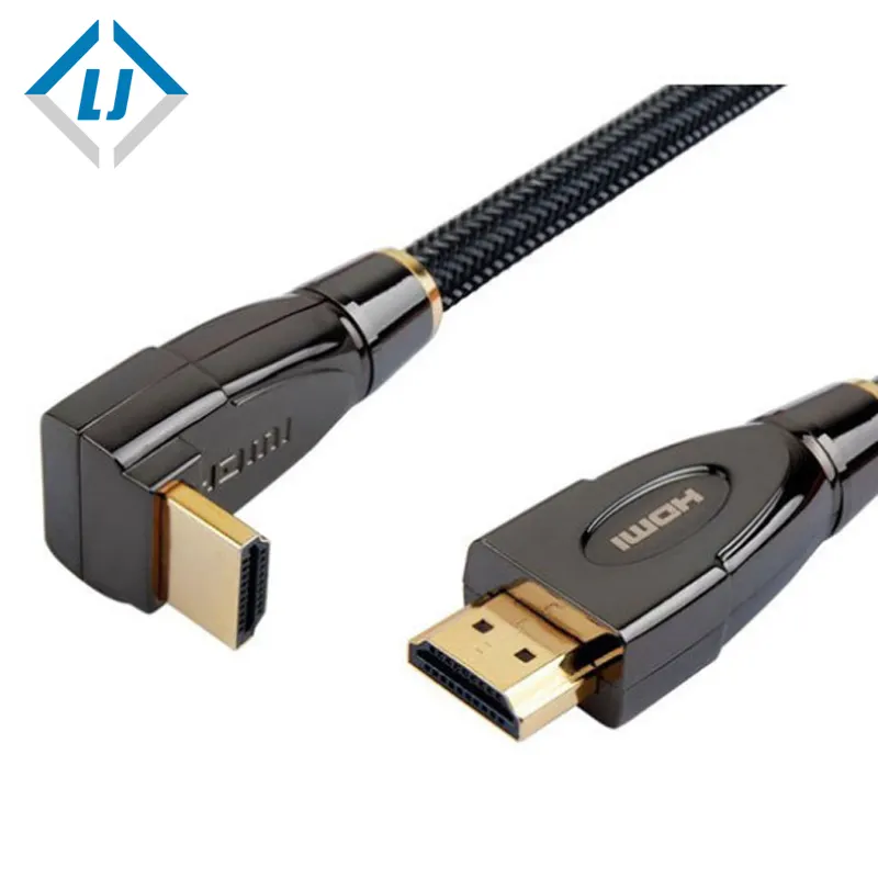 8K 24K Gold Plated Display Port To Hdmi Cable For Multimedia