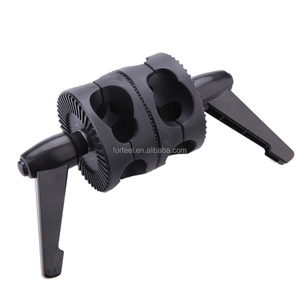 Abrazadera de ángulo de cabeza de agarre giratorio doble para fotografía, soporte Reflector de brazo de estudio fotográfico - Product Image 1