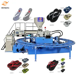 Sandalias rotativas de PVC máquina de modelado de inyección (1 color, 30 estación)