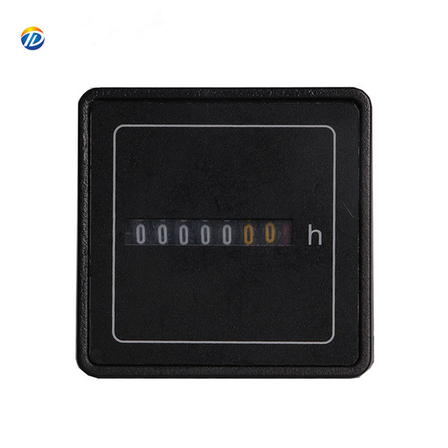 HM-2 Electric Digital Timer AC 220V-AC240V 50Hz  60Hz AC110V 24V Black Mechanical Hour Meter
