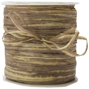 Design de mode brun <span class=keywords><strong>tissu</strong></span> emballage <span class=keywords><strong>raphia</strong></span> papier ruban - Product Image 5