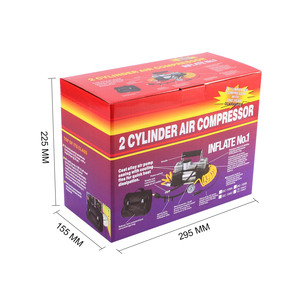 Compresseur d'air Portable en métal, pompe à Double cylindre de <span class=keywords><strong>12</strong></span> <span class=keywords><strong>V</strong></span> - Product Image 5