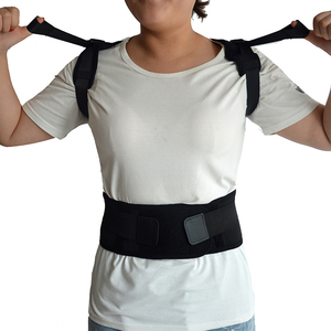 Ceinture de soutien dorsale lombaire à double traction en néoprène d'usine