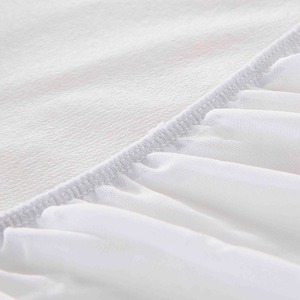 Yüksek kaliteli su geçirmez yatak örtüsü TPU % 100% pamuk <span class=keywords><strong>terry</strong></span> tahta kurusu geçirmez nefes yatak koruyucu - Product Image 3