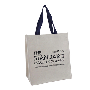 Durable <span class=keywords><strong>Pliable</strong></span> <span class=keywords><strong>Sac</strong></span> à Provisions Réutilisable <span class=keywords><strong>de</strong></span> Jute Jute <span class=keywords><strong>Sac</strong></span> Fourre-Tout - Product Image 3