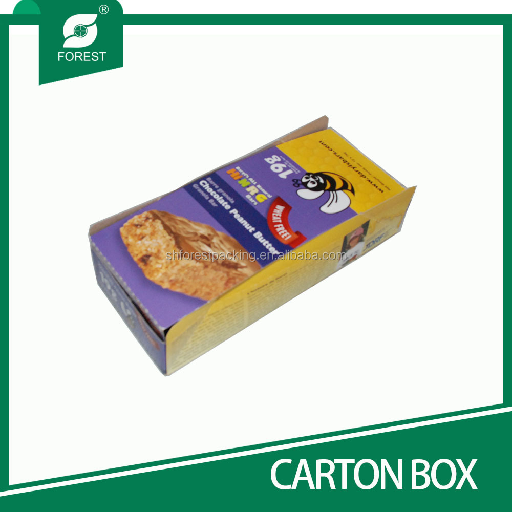 CUSTOM MADE COULEUR CARTON CARTON BOÎTE PLIABLE AFFICHAGE BOÎTE de PAPIER POUR LE CHOCOLAT EMBALLAGE