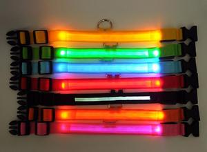 Collari a Led per cani da compagnia guinzaglio fettuccia richiamo corda di trazione per animali domestici guinzagli per cani con luce a LED prevenzione delle collisioni anticollisione - Product Image 5