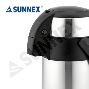 Thermos à air chaud sous vide Sunnex, grande capacité, thermos à café isolé, pompe, bouteille d'eau en acier inoxydable - Product Image 2