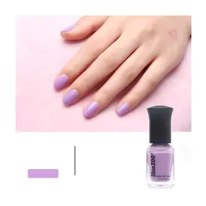 Oily Nail Polish Bright Yellow Light Lavender Purple Blue 6ml Manicure Natural Organic Gel