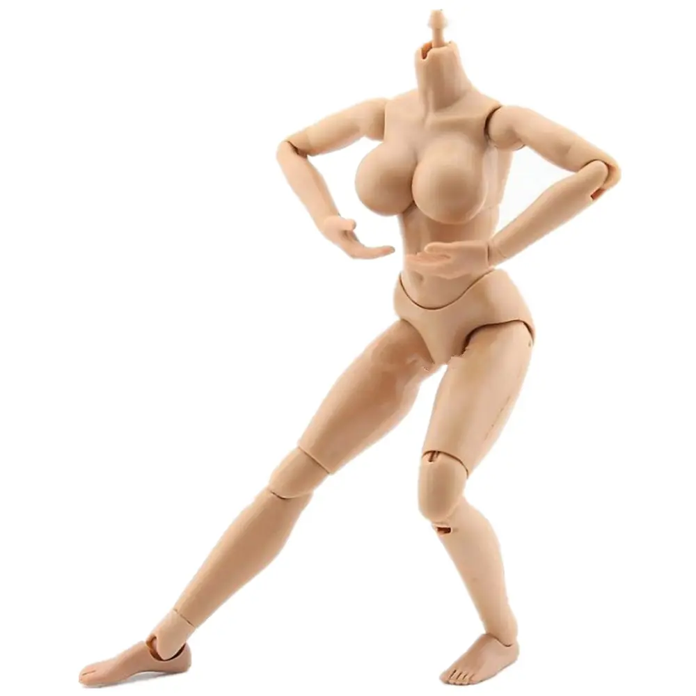 1/6 D'action à grande échelle Ample Nu Féminin Silhouette/Soldat Modèle Jouets Poupée Peau Couleur C/OEM en plastique figurines