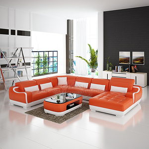 Juego de <span class=keywords><strong>Muebles</strong></span> de Sala de Estar en Forma de U, Estilo Europeo, para Uso Doméstico, Gran Venta - Product Image 5