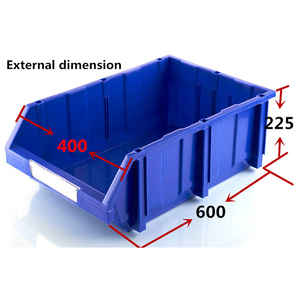 Giant Big Front Opening warehouse picking Plastic Stackable Small Parts Storage Box Bin