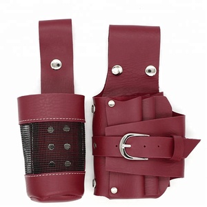 Strumenti Per Lo Styling dei capelli Caso Barbiere Marsupio Salone di <span class=keywords><strong>Parrucchiere</strong></span> Pettine Clip di Bottiglia del Sacchetto Scissor Con Smontabile PU Cintura - Product Image 4