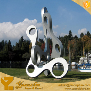 Industrial al aire libre grande de metal acero inoxidable escultura de <span class=keywords><strong>Arte</strong></span> Moderno - Product Image 1