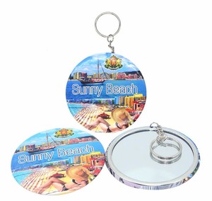 High Quality Customized Mini Mirror American Style Red with High Shine Eco-Friendly Mirror
