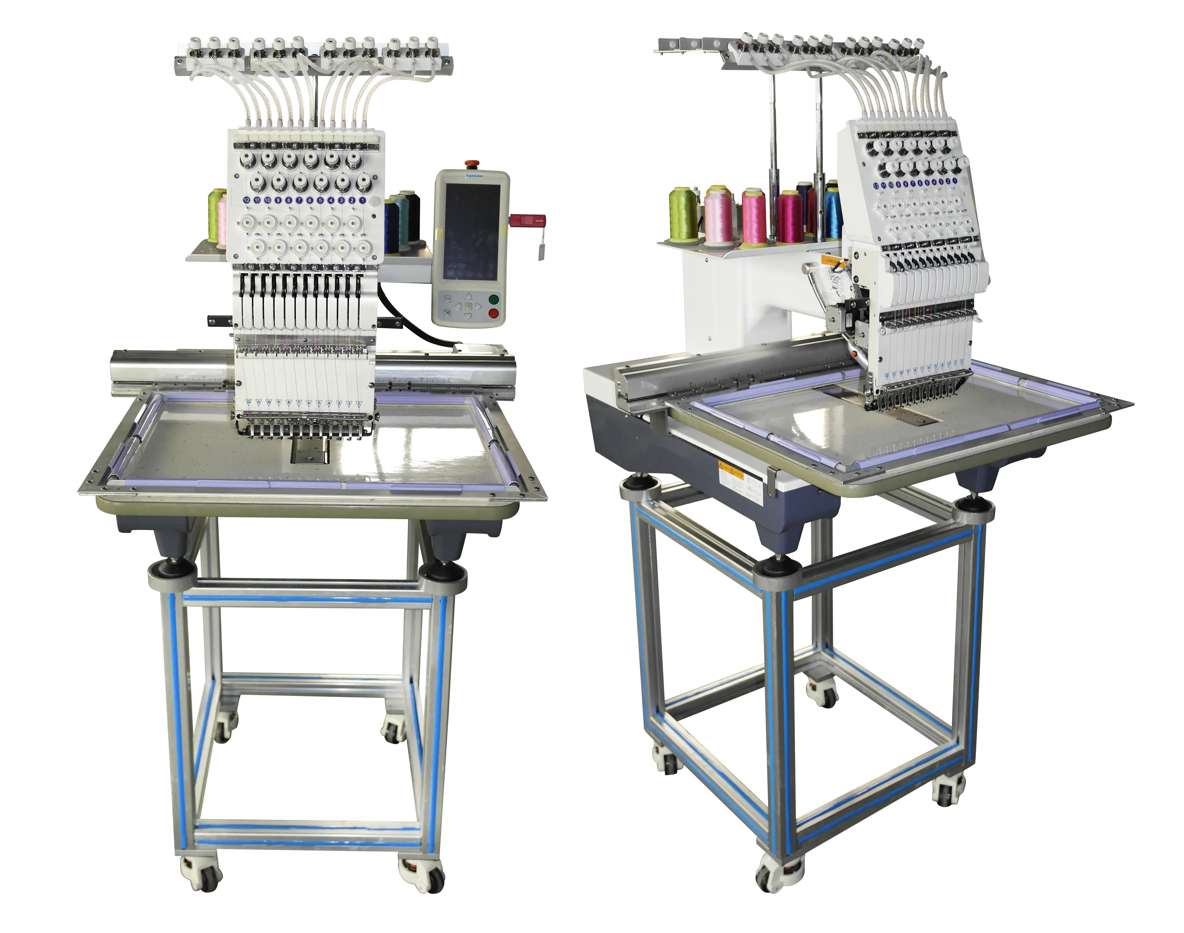 Brand New Efficient Stable One Head Hat Embroidery 12 Needle Computerized Embroidery Machine Equipment