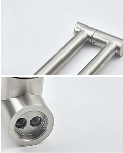 Robinet de cuisine rétractable pliable à bec pivotant, <span class=keywords><strong>mitigeur</strong></span> d'évier à poignée unique - Product Image 5