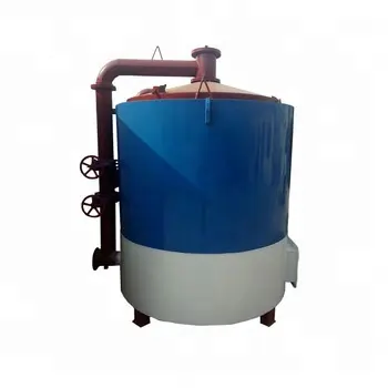 Sawdust wood charcoal horizontal continuous carbonization furnace gasifier hoist type carbonization stove