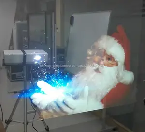 Transparan holographic laminasi film 3D film proyeksi belakang