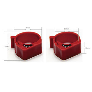 पक्षी/चिकन/कबूतर प्रजनन के लिए आरएफआईडी रंगीन पैर टैग पैर अंगूठी पोल्ट्री - Product Image 4