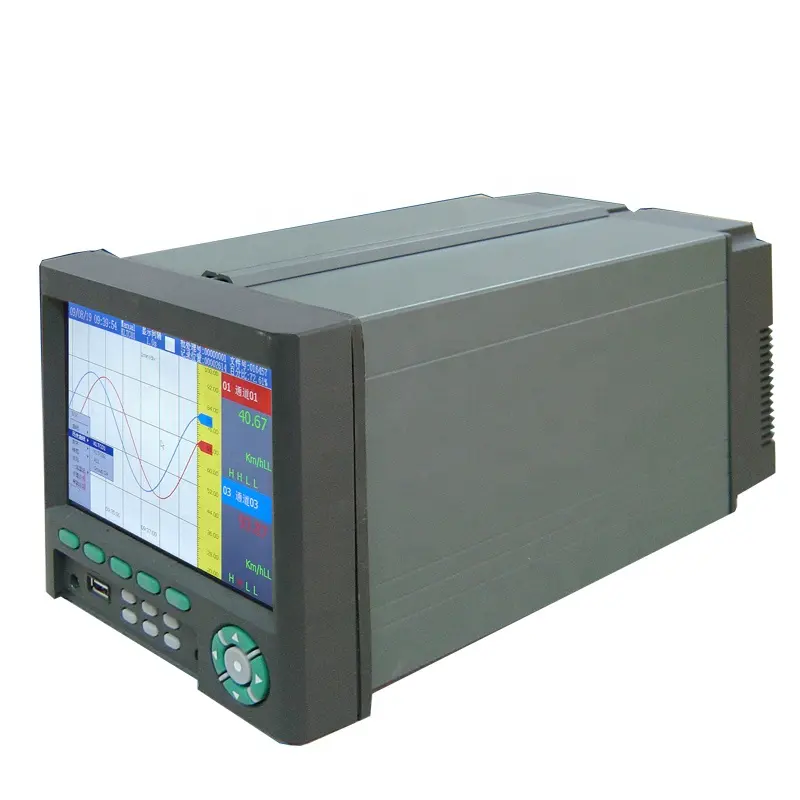 Kleur Lcd Multi Kanaals Papierloze Data Logger Recorder