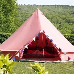 2019 sang trọng không thấm nước tùy chỉnh sibley ngoài trời yurt LỀU 5M glamping vải chuông lều - Product Image 4