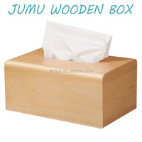 De luxe en bois de hêtre petit tissu cadeau boîte