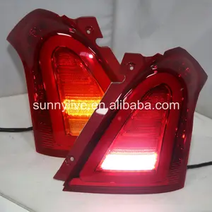 Para SUZUKI Swift LED lámpara trasera 2006-2010 rojo WH