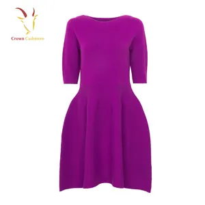 New Design Long Cashmere Sweaters For Women Wool Cashmere Dress