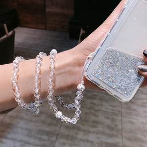 Moyamiya personalizzato Unisex collana lunga con <span class=keywords><strong>perline</strong></span> di vetro di cristallo di <span class=keywords><strong>legno</strong></span> varie <span class=keywords><strong>perline</strong></span> ciondoli del telefono cinghie per regalo - Product Image 2