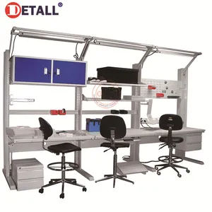 ESD lab workbench anti static work bench electrical lab work table for electronics inspection