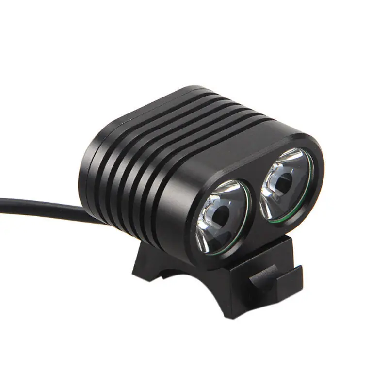 Powerful 20W Bicycle Front Light 8800mAh Battery Pack 2 XML T6 LED LightsためBicycle Head Light