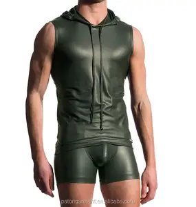 <span class=keywords><strong>Felpa</strong></span> personalizzata <span class=keywords><strong>senza</strong></span> <span class=keywords><strong>maniche</strong></span> in maglia traspirante per uomo nuova moda sportiva Casual in pelle in tessuto stile Casual - Product Image 1