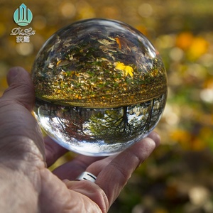 공장 도매 K9 유리 크리스탈 볼 60mm-300mm 크기 레이저 개인 매직 사진 홈 장식 광택