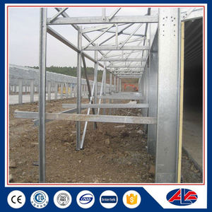 Diseño de la estructura de acero de pollo <span class=keywords><strong>granja</strong></span> avícola arrojar tamaño - Product Image 2