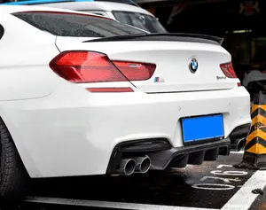 MP Type Carbon Fiber Rear Diffuser For BMW 6 Series F06 F12 F13 M6 Rear Bumpers