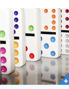 Postiches imprimée de dominos, crazy surprise - Product Image 6