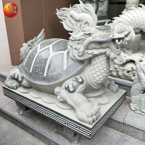 Natural granito piedra tortuga dragón tallado para la decoración casera - Product Image 6