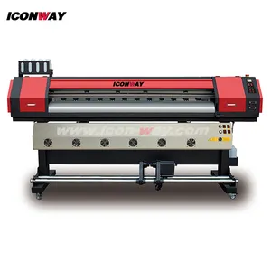 ICONWAY large format 3 d eco solvent inkjet printer eco solvent ink/sublimation ink/ water based ink