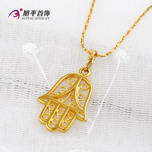 Xuping Dubai 24K color oro venta al por mayor mado de Fátima divinidad estilo religioso pendiente para mujeres - Product Image 2