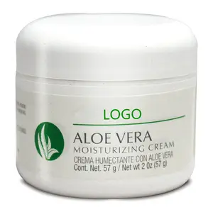 Crème hydratante à base de plantes d'aloe Vera, vente en gros, naturelle, hydratant