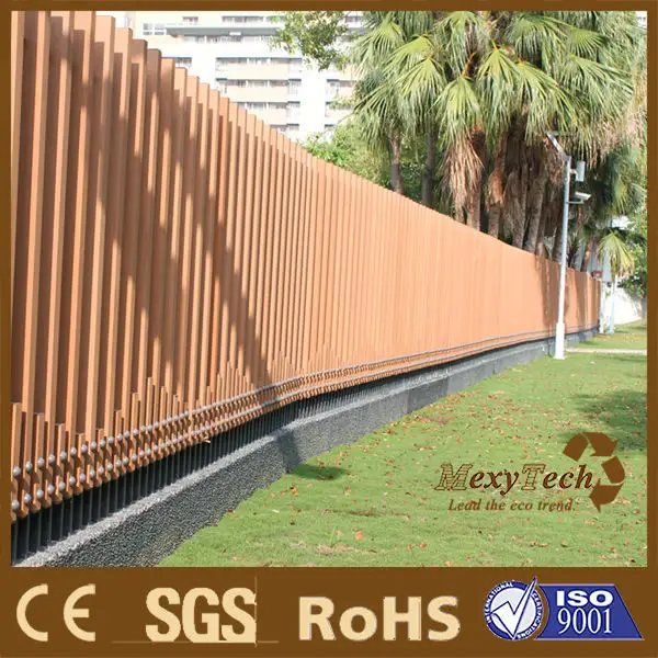 Guangzhou outdoor privacy WPC fence wall screening