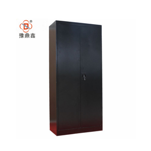 Cổ Điển Màu Đen Bên Trong 3 Kệ Kim Loại Văn Phòng Sử Dụng 2 Cửa Tủ Hồ Sơ - Product Image 2