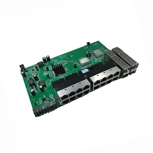 Nhà máy nóng bán 16 cổng 10/100Mbps nhanh Ethernet rpoe 4x1 gam sợi quang SFP không được quản lý mạng đảo ngược PoE chuyển đổi - Product Image 1