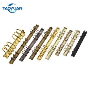 Bottom price book binding clip 6 ring binder mechanism / memo clips