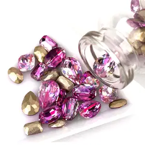 Fabrikant Kleurrijke Glittering Handgemaakte 3d Nail Art Supplies Nail Producten