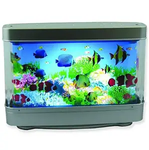 Artificial Tropical Fish Aquarium Decorative Lamp Virtual Ocean In Motion